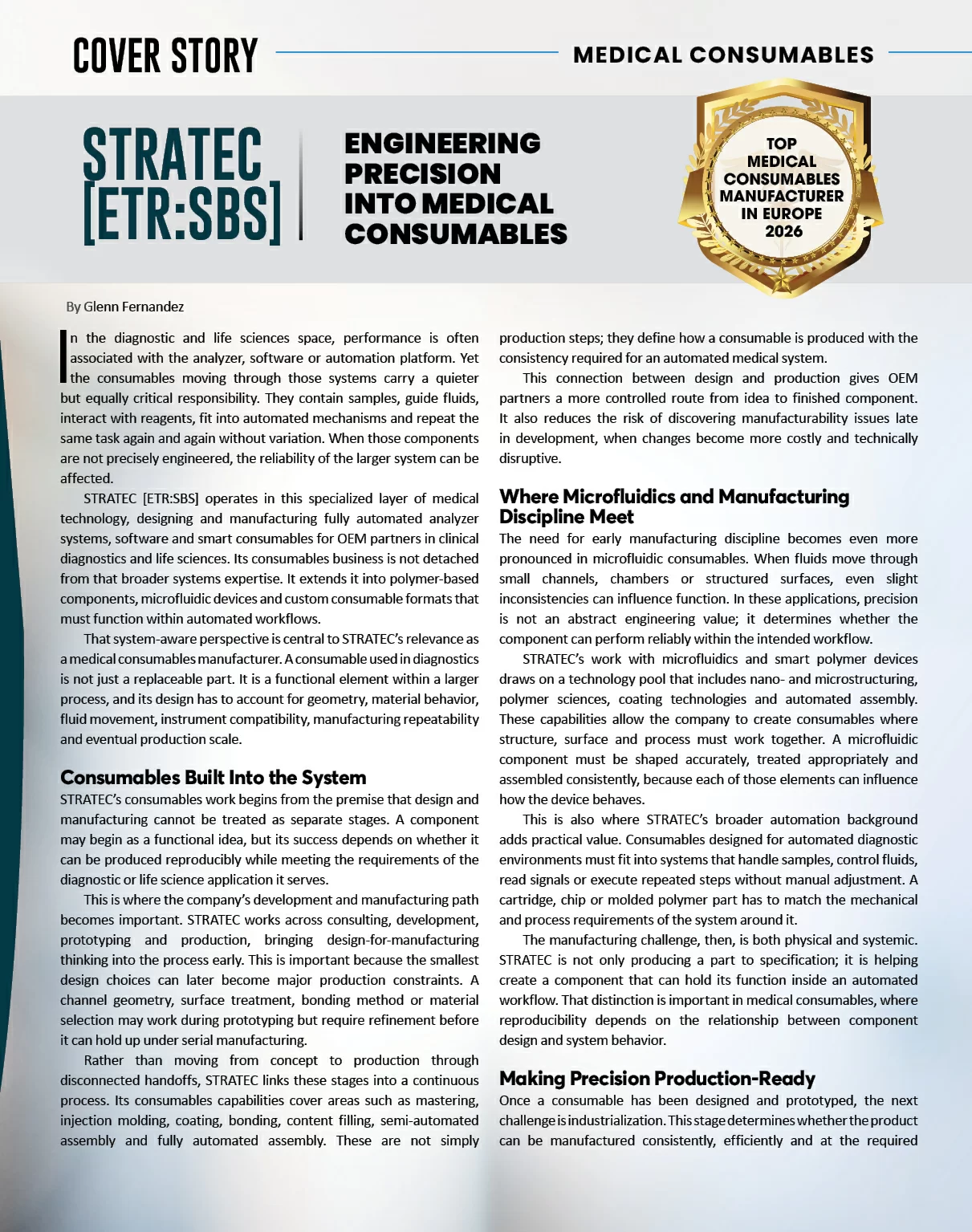  Orthotics and Prosthetics  | Med Tech Business Review